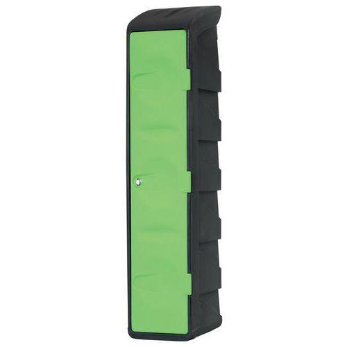 VESTIAIRE PLASTIQUE INDUSTRIE SALISSANTE - SUR SOCLE AVEC COIFFE - EMP
