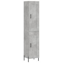Helloshop26 - Buffet bahut commode armoire meuble de rangement organisateur cuisine salle de séjour salon haut 34,5 x 34 x 180 cm 02_0034296 - 300021_0