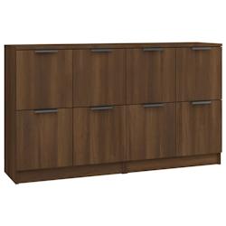 Helloshop26 - Buffet bahut commode armoire meuble de rangement organisateur cuisine salle de séjour salons lot de 2 60 x 30 x 70 cm 02_0036772 - 3000_0