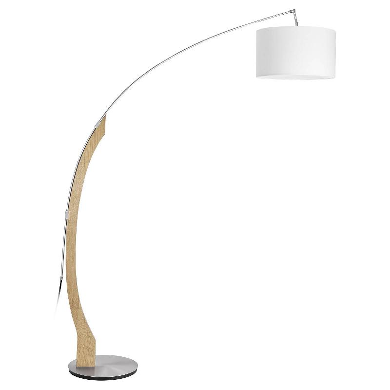 HERZBLUT AMOS LAMPADAIRE ARQUÉ, CHÊNE NATUREL
