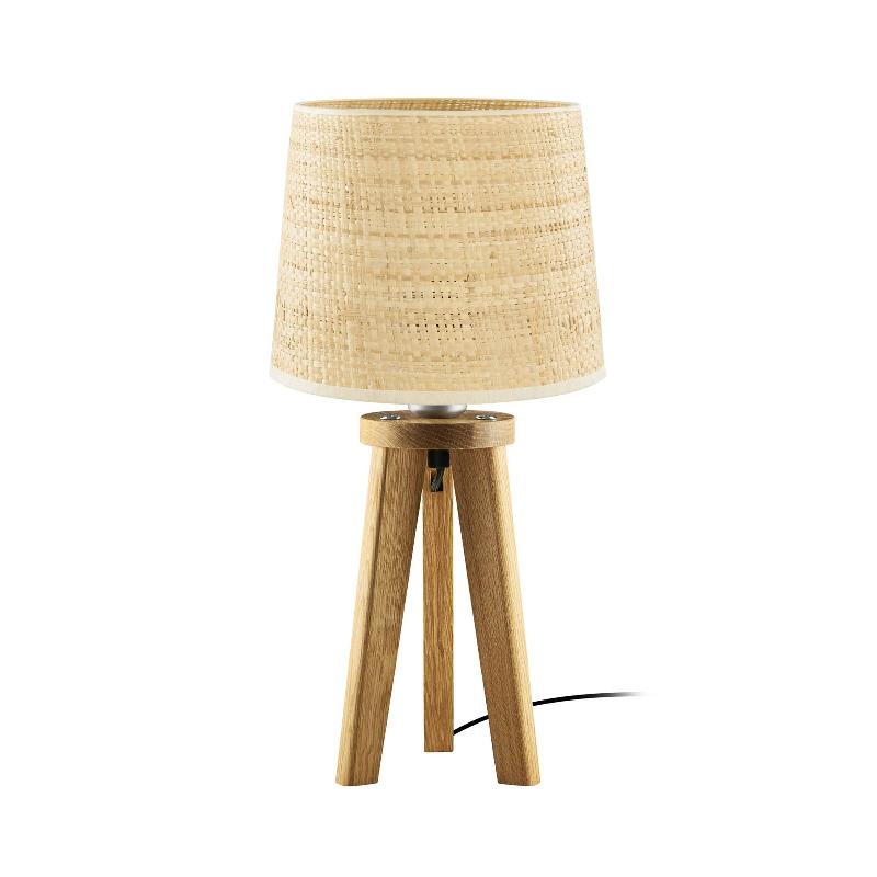 HERZBLUT ELLI LAMPE À POSER, CHÊNE HUILÉ/SABLE
