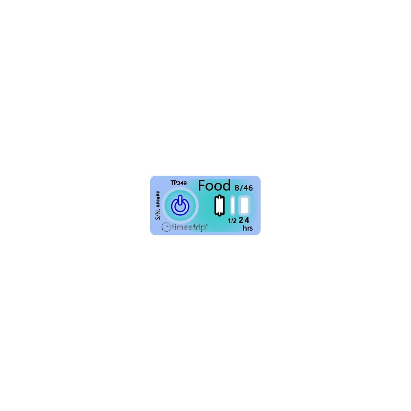 Indicateur temps/température Timestrip Food +8°C ou +10°C - Surveillance de la chaîne du froid_0