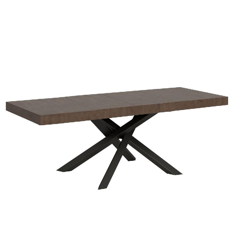 Itamoby Table Extensible 90X160/264 Cm Volantis Premium Noyer Structure Anthracite - marron 8050598201305_0