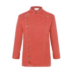 KARLOWSKY Veste de cuisine homme, jean, manches longues , vintage red , 60 - 60 rouge 4040857042491_0