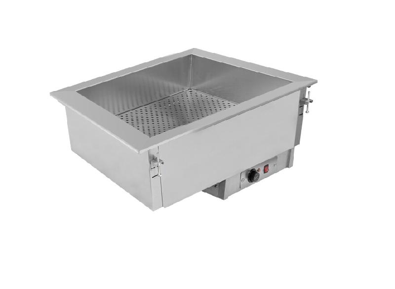 KBS Gastrotechnik KBS Bain-marie sec encastrable Gn 2/1 prêt à brancher 230 Volt acier inoxydable - 70510128_0