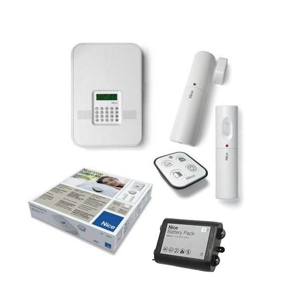KIT ALARME MAISON NICE AVEC TRANSMETTEUR TÉLÉPHONIQUE RTC ET GSM - HSKIT1GWFR