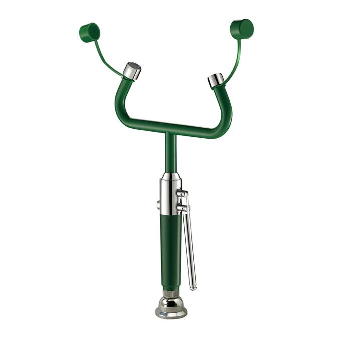 Lave-yeux de sécurité - manuel - fixation sur table - flexible 1,5m - débit 15L/min - normes prEN 15154 et NF X08.003_0