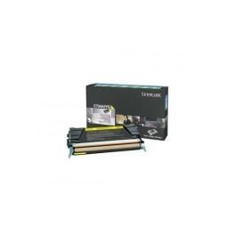 LEXMARK - C734A1YG - TONER JAUNE - PRODUIT D'ORIGINE - 6 000 PAGES