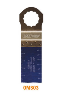 LOT DE 50 LAMES OSCILLANTE CMT LARGEUR 28 MM POUR BOIS, FIXATION SUPERCUT