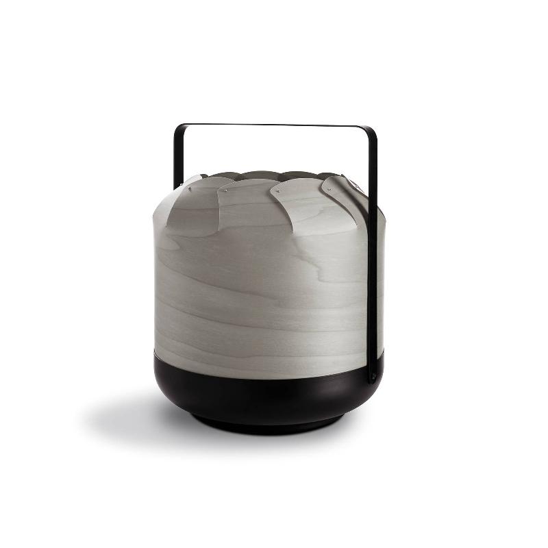 LZF LAMPS LZF CHOU SHORT LAMPE À POSER DIMMABLE, GRISE