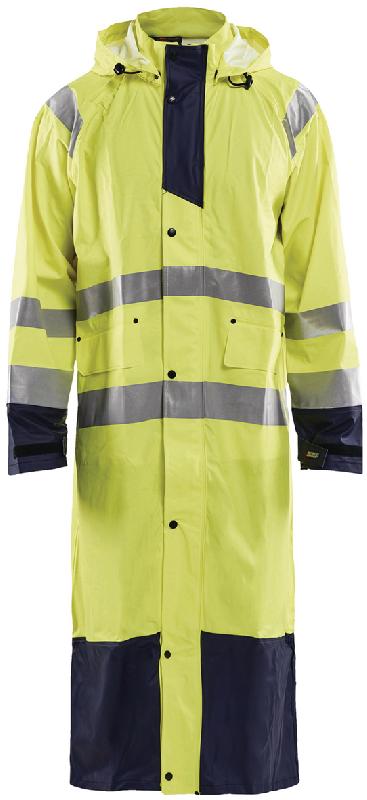 MANTEAU DE PLUIE HAUTE VISIBILITÉ NIVEAU 1 TAILLE S - MANUTAN COLLECTIVITÉS