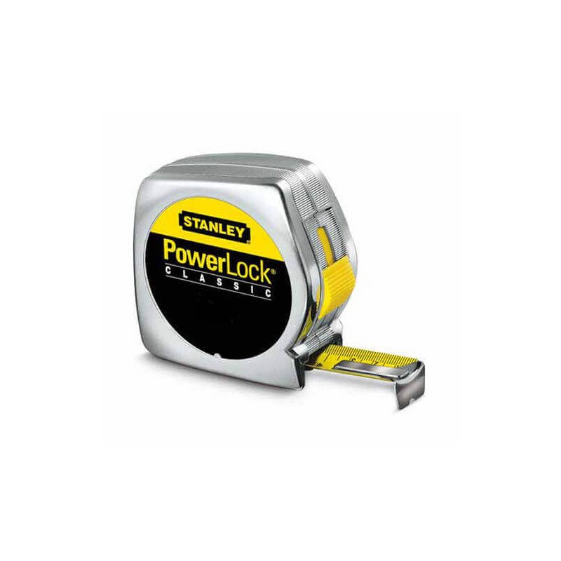 MÈTRE RUBAN 8MX25MM 'POWERLOCK CLASSIC ABS' - STANLEY - 1-33-198