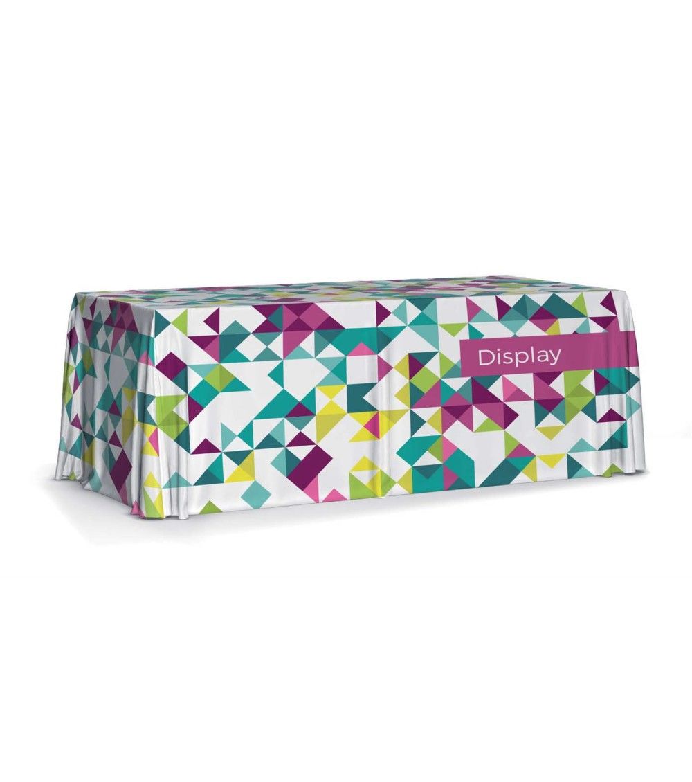Nappe publicitaire personnalisée pour stand ou événement - Sublimation sur tissu polyester 210g_0