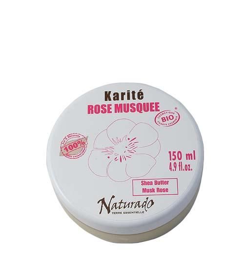 NATURADO - BEURRE DE KARITÉ ROSE MUSQUÉE 150ML