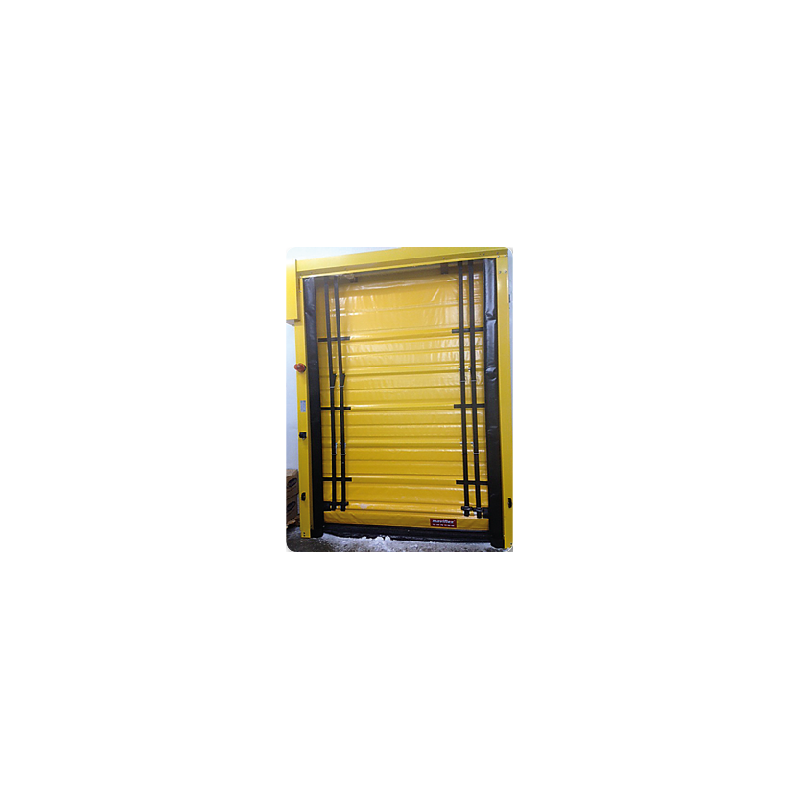 Porte rapide MAVICOLD - souple, à empilement en plastique pour chambre froide - 4000 x 4000 mm_0