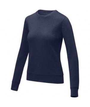 PULL RAS DE COU ZENON POUR FEMME BLEU MARINE - TEXTILES MODE PERSONNALISÉS