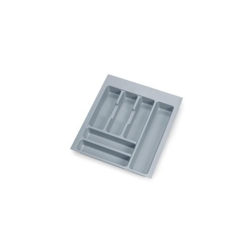 RANGE-COUVERTS - RECOUPABLE - PLASTIQUE GRIS - 386X482 MM EMUCA