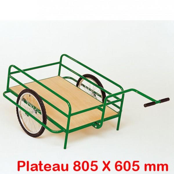 Remorque industrielle légère Rolléco - Maniable & robuste - 200kg de charge - Disponible en 3 formats_0