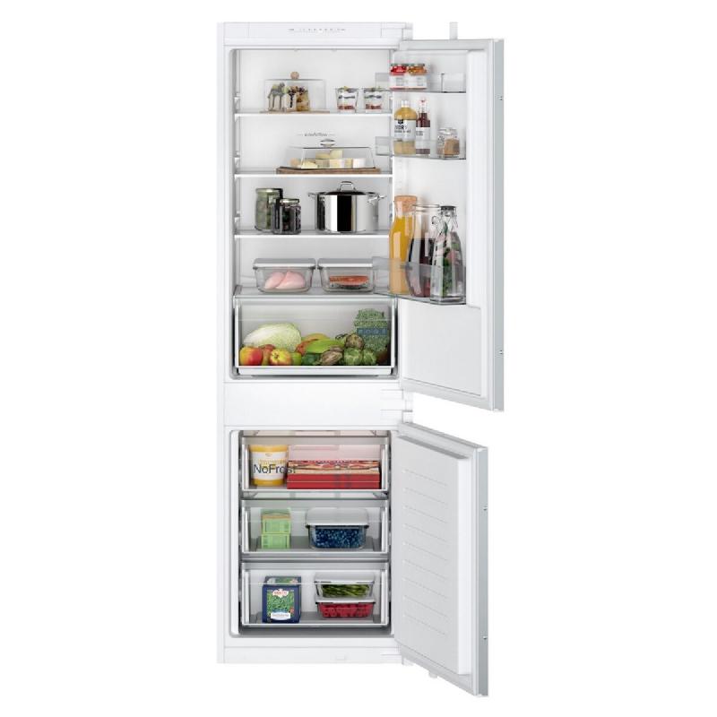 SIEMENS Réfrigérateur Combiné Intégrable à Glissières 260l Blanc KI86NNSE0 - 4242003945766_0