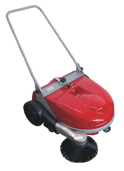 Sweeper 65 - Balayeuse manuelle en acier avec bacs de réception pour poussières et déchets_0