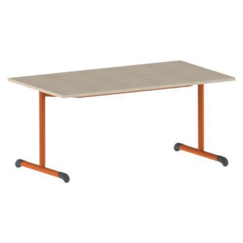 TABLE BANDANA 140 X 80 CM FIXE T4 STRAT ÉRABLE PAPAYE 2011 - MOBIDECOR