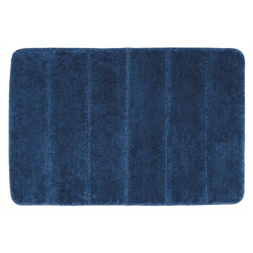 TAPIS DE BAIN STEPS BLEU MARINE, 60 X 90 CM, MICROFIBRE WENKO