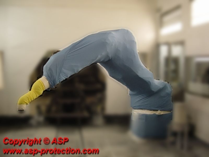 Tyso - Protection pour robot industriel - ASP - Tissu non tissé base PE - Certification ATEX_0