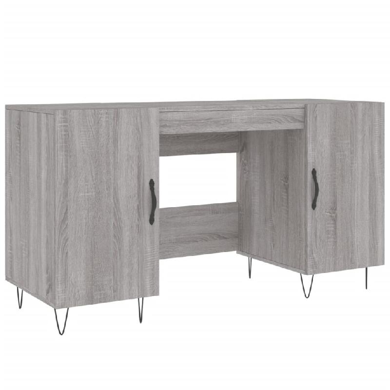 VidaXL Bureau sonoma gris 140x50x75 cm bois d'ingénierie Modèle Orion Core Plus - 829546_0