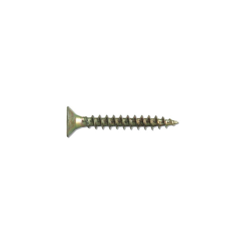VIS À BOIS AGGLOMÉRÉS TÊTE FRAISÉE POZIDRIVE ACIER ZINGUÉ 4,5X40 BOÎTE DE 500 - ULTIMA - 10145040