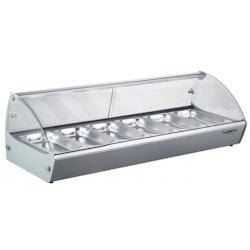 Vitrine Chaude   6 x GN 1/3           1190x395x270mm COMBISTEEL - 3667335011537_0