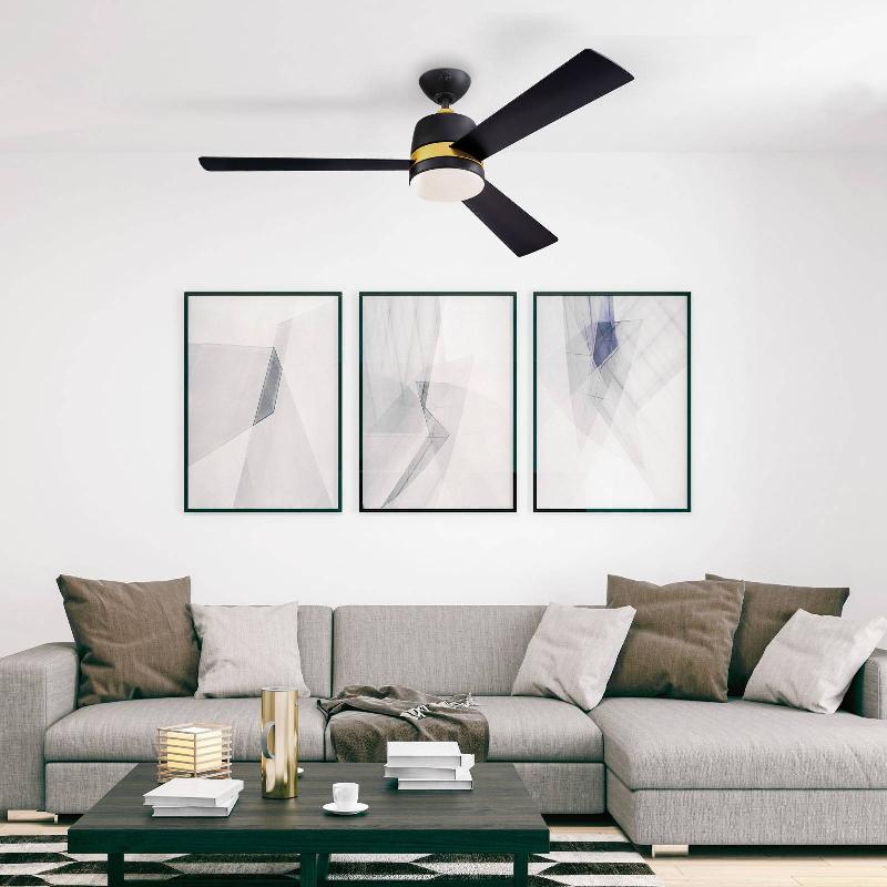 WESTINGHOUSE TRISTAN VENTILATEUR NOIR/MERISIER