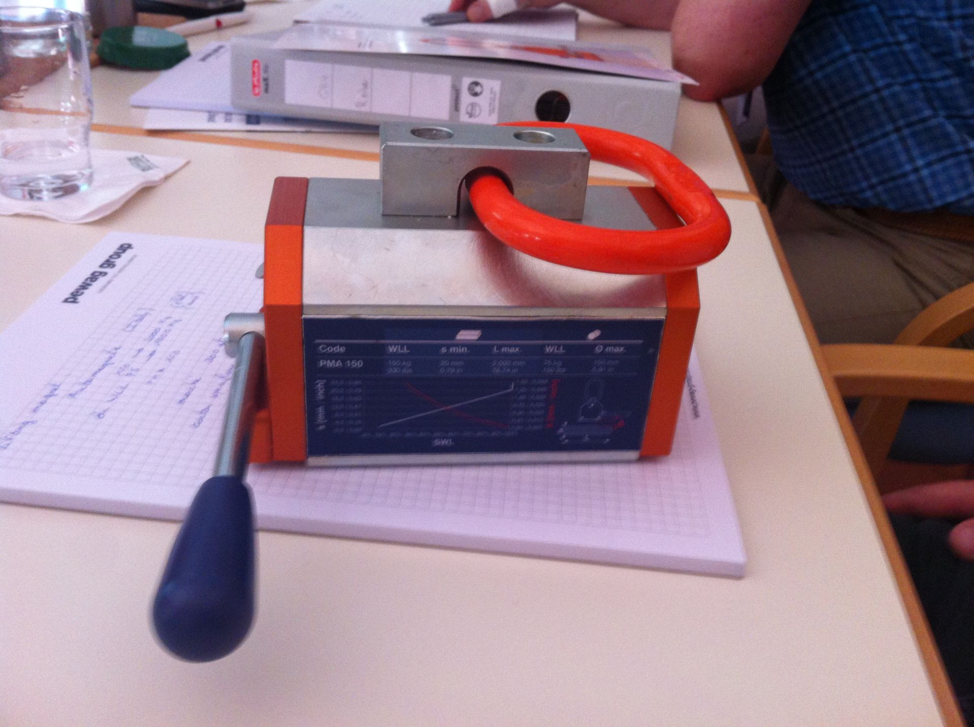 Aimant de levage PMA 500 - Pewag - Néodymium - Charge maximale 500 kg - Conforme EN 13 155 et ASME BTH 30.20_0