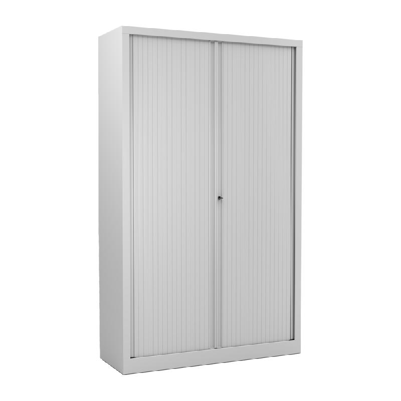 Armoire rideau gris clair haute l.1200 mm_0