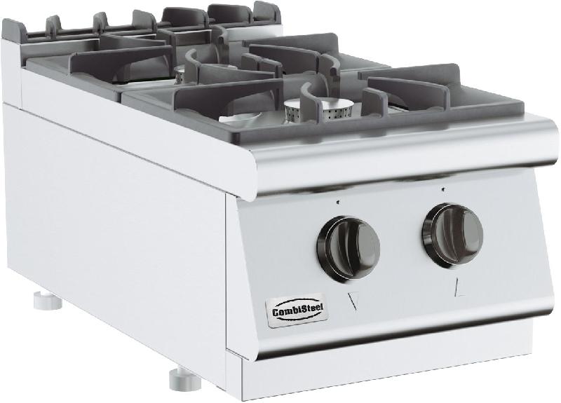 Cuisiniere a gaz 2 br. Base 700 COMBISTEEL 7178.0200_0