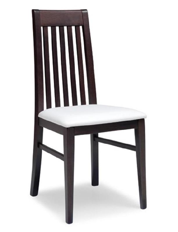 Chaise de restaurant claire - assise rembourrée_0