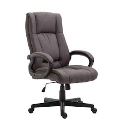 CLP Fauteuil de bureau XL Sparta tissu Gris foncé - gris textile 192341856_0