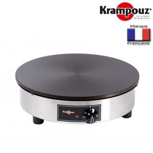 Crêpière électrique professionnelle Krampouz - gamme standard 40 cm - plaque en fonte d'acier usinée_0