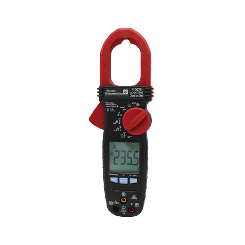 FI5079 | Pince multimètre 6000 points TRMS AC+DC, 600 A AC/DC, 600 V CATIII, 300 V CATIV, Ø35 mm, indicateur rotation de phase_0