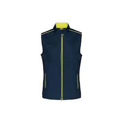 Gilet DayToDay femme WK. Designed To Work bleu marine|jaune T.L WK Designed To Work - L polyester 3663938233659_0