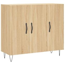 Helloshop26 - Buffet bahut commode armoire meuble de rangement organisateur cuisine salle de séjour salon sonoma 90 x 34 x 80 cm 02_0031730 - 3000210_0