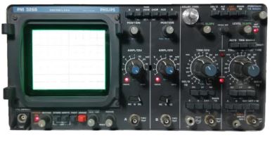 Pm3266 - oscilloscope analogique Philips - 100 MHz - 2 canaux - temps de montée 3.5 ns - sensibilité verticale 2 mV/div à 5 V/div_0