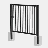 Portail battant V Elite - simple battant - droit - ajouré - dimensions 0.3 x 0.7 m_0