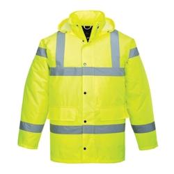 Portwest - Parka de travail avec capuche intégrée TRAFFIC HV Jaune Taille 2XL - XXL jaune 5036108022458_0