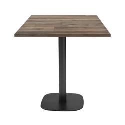 Restootab - Table 70x70cm - modèle Round vieux plancher - marron TB-ROU-7070M-V.PLAN_0