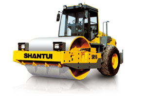 Rouleau compresseur 16t - Shantui SR16 - entièrement hydraulique avec double amplitude et double fréquence_0