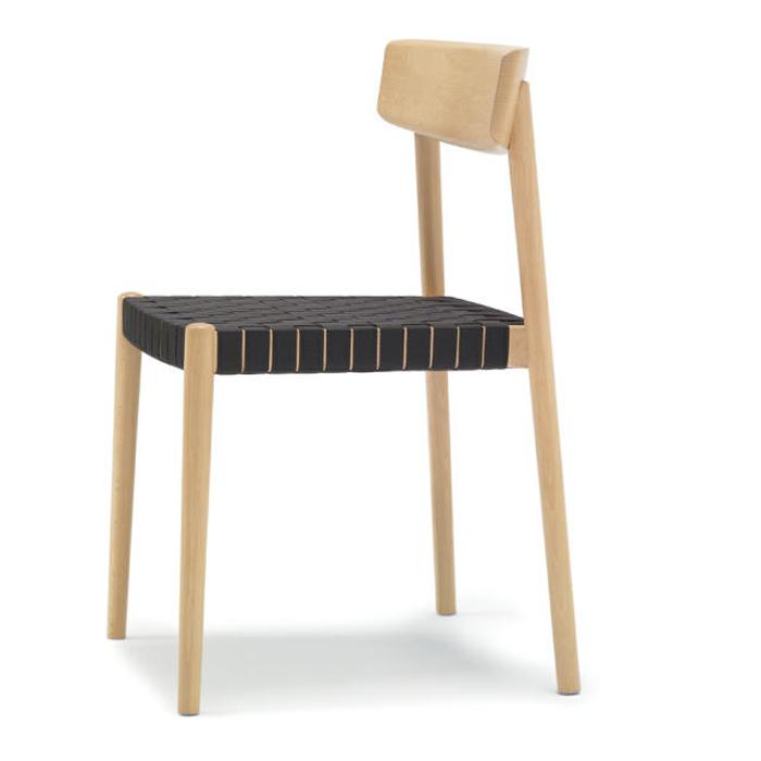 Chaise empilable en hêtre - SMART SI 0612 - 3 versions d'assise disponibles_0