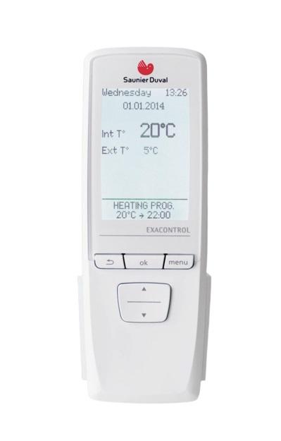 Thermostat d'ambiance programmable radio exacontrol e7r b-b - SAUNIER DUVAL - 0020049691 - 760557_0
