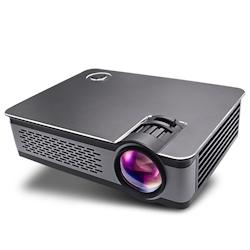 Vidéoprojecteur HDMI Full HD Haut-Parleurs Stéréo LED LCD Télécommande Noir YONIS - noir 3700666594987_0