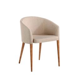 AC ANGEL CERDA Angel Cerdá Chaise en tissu beige 4007C 59 x 56 x 78 - marron textile 8435631001072_0