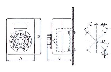 Autotransformateur variable monophasé série V - fréquence 50 à 400Hz - modèles avec tensions d'entrée et sortie différentes_1
